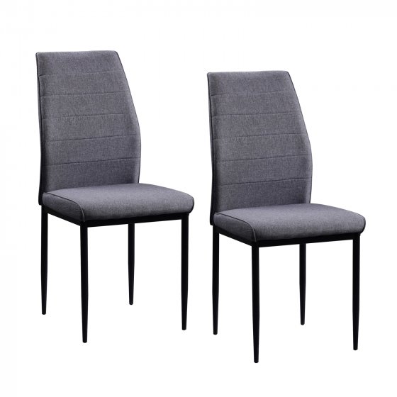 Stuhl Madison Webstoff 2er-Set 