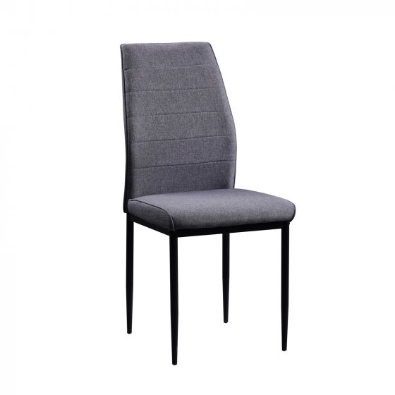 Stuhl Madison Webstoff Grau 