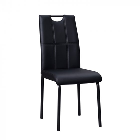 Stuhl Denton PU Schwarz 