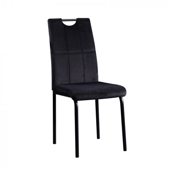 Stuhl Denton Velvet Schwarz