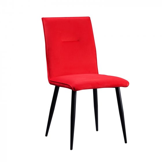 Stuhl Salinas Velvet Rot