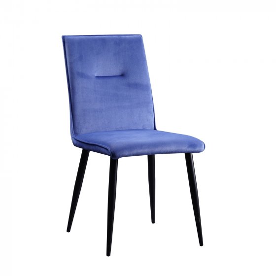 Stuhl Salinas Velvet Blau