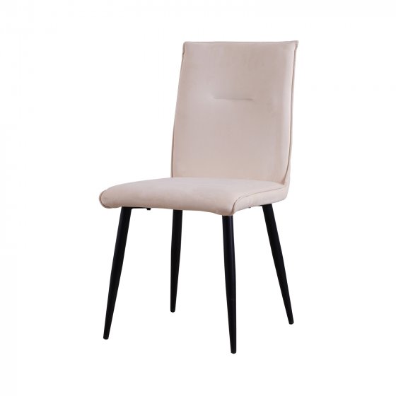 Stuhl Salinas Velvet Creme