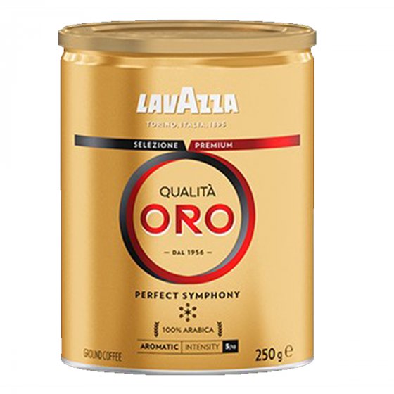 Luigi Lavazza Qualita Oro aus feinen Arabica Kaffeebohnen 250g 