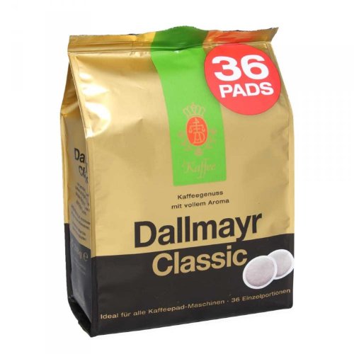 Dallmayr classic Kaffee Pads kräftig aromaitisch 36 Stück 252g 