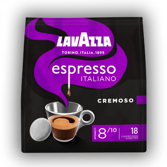 Lavazza Espresso Cremoso 18 Kaffeepads vollmundig im Geschmack 125g 