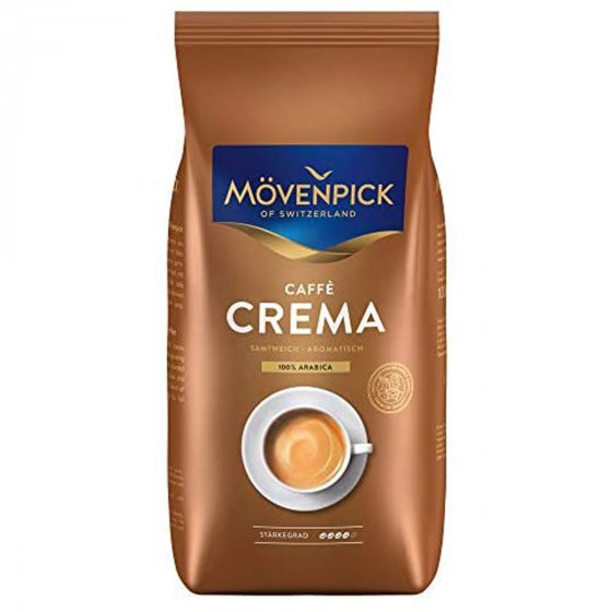 Mövenpick Caffe Crema ganze Kaffeebohnen samtweich aromatisch 1000g 