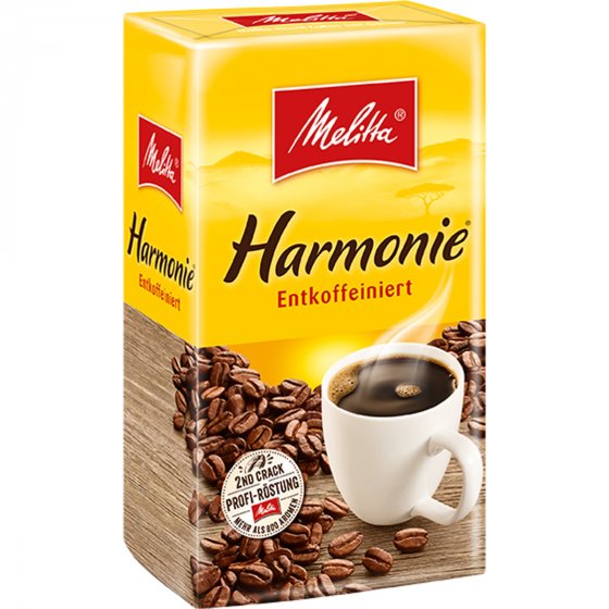 Melitta Harmonie koffeinfreier vollmundiger Kaffeegenuss 500g 