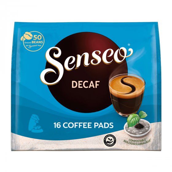 Senseo Kaffeepads Entkoffeiniert reiches Aroma Packung 16 Pads 