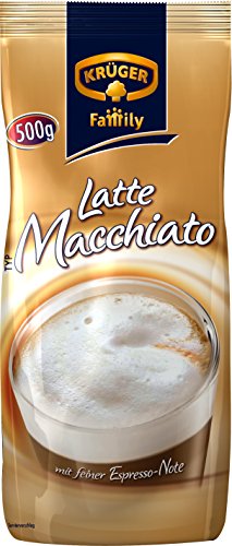 Krueger Family Latte Macchiato Classico 500g mit feiner Espresso-Note 4er Pack 