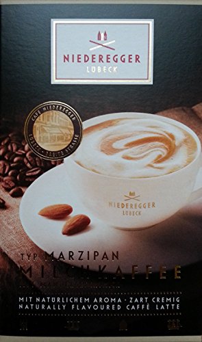 Niederegger Marzipan Aroma Milchkaffee 10 Portionsbeutel 200g 