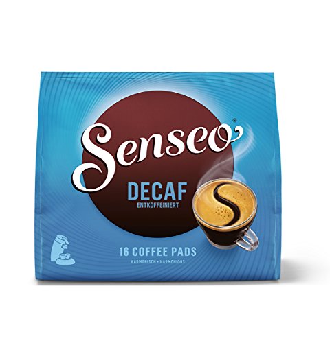 Senseo Kaffeepads Entkoffeiniert Reiches Aroma, Intensiv 16 Pads 5er Pack 