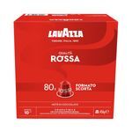Lavazza Qualita Rossa Alu 80 Kapseln gemahlener Röstkaffee 456g 