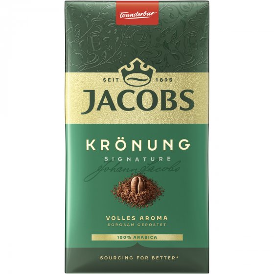 Jacobs Krönung Signature volles Aroma gemahlener Filterkaffee 500g 