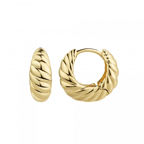 Klappcreolen 925/- Sterling Silber vergoldet 