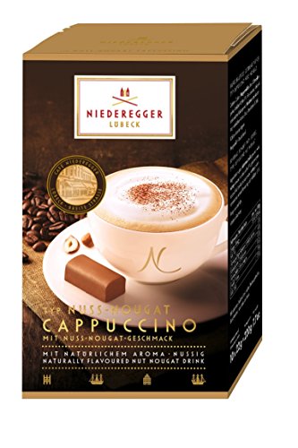 Niederegger Kaffeepulver Nuss Nougat Cappuccino 220g 4er Pack 
