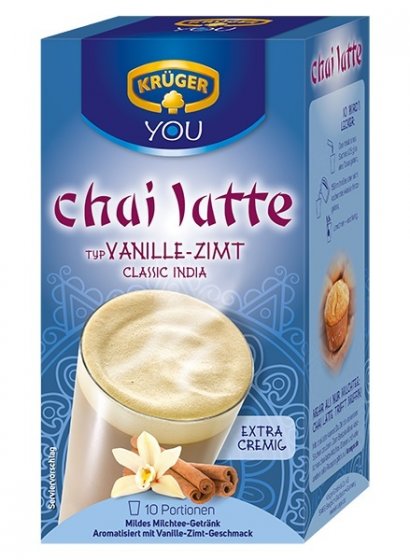 Krüger Chai Latte Vanille Zimt Classic India extra cremig 250g 