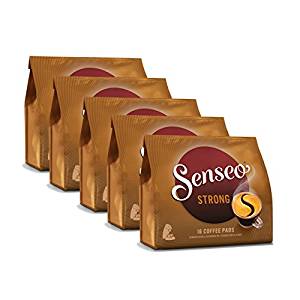 Senseo Kaffeepads Kräftig Strong Intensiv Vollmundiger Geschmack 5er Pack 