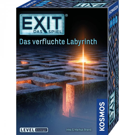 KOSMOS Spiel EXIT Verfluchte Labyrinth E 