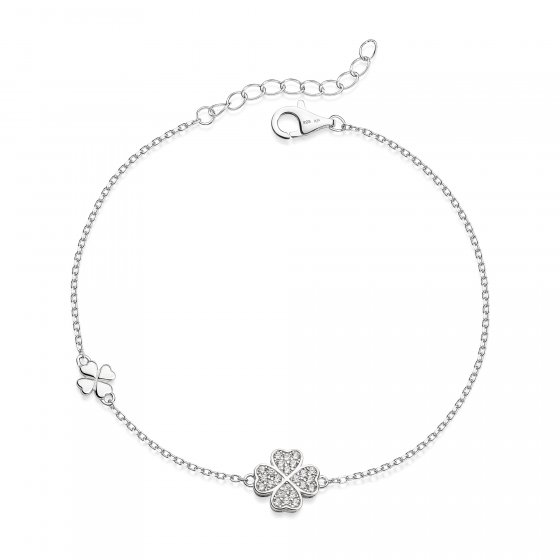 Armband 925 Silber rhodiniert Zirkonia 