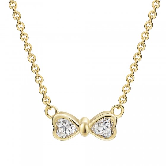 Collier 375 Gelbgold Zirkonia 