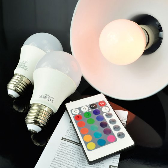 LED-Leuchtmittelset mit Farbwechsel 
