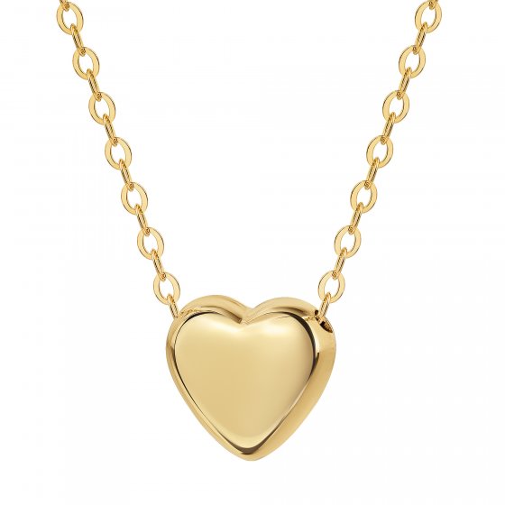 Collier 375/- Gelbgold Herz 