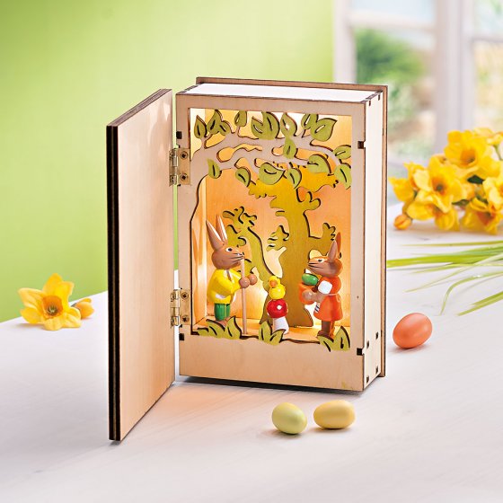 Spieluhr „Ostern“ mit Licht 
