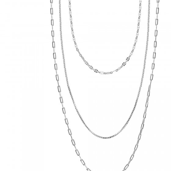 Collier 925 Silber rhodiniert 