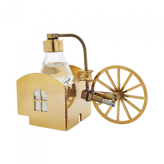 Vergoldete Mini-Dampfmaschine „Kotten“ 