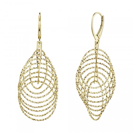 Ohrhänger 925 Sterling Silber vergoldet 