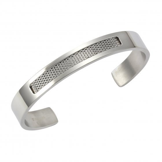 Armreif Edelstahl 10mm breit 
