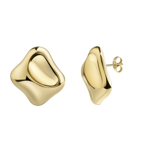 Ohrstecker Edelstahl/PVD gelb 