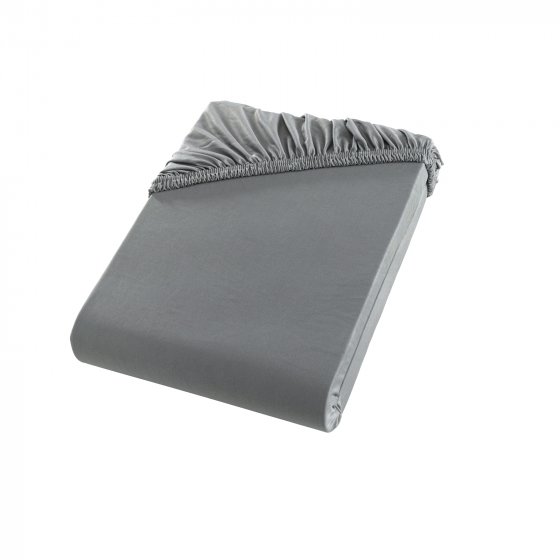 Spannbettlaken Jersey 200 x 200 Mikrofaser Graphit
