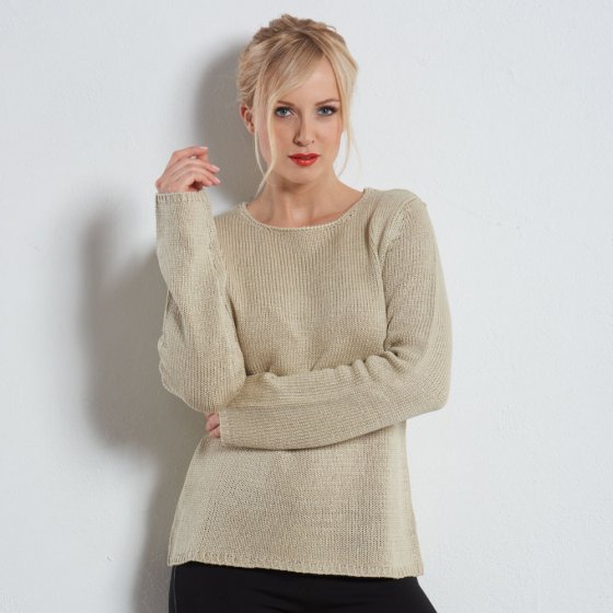 Pulli Bändchengarn S(36/38) S | Beige