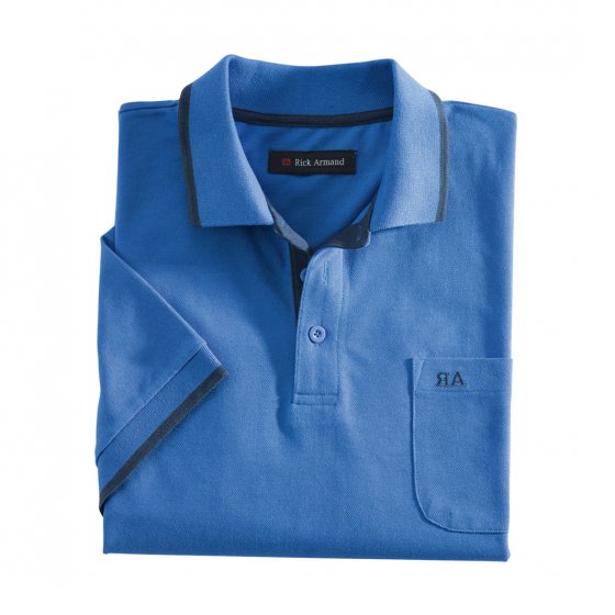 Sportives Pique-Poloshirt,blau M | Blau