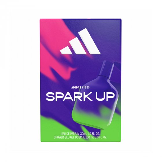 adidas Vibes Spark Up Geschenkpackung EDP 30ml Showergel 100ml 
