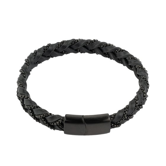 Armband Edelstahl/PVD schwarz 