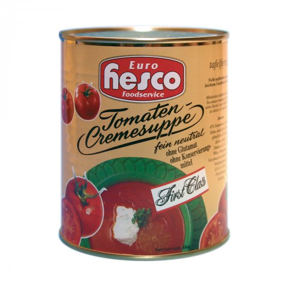 Hesco Tomatencremesuppe First Class fein neutral verzehrfertig 850ml 