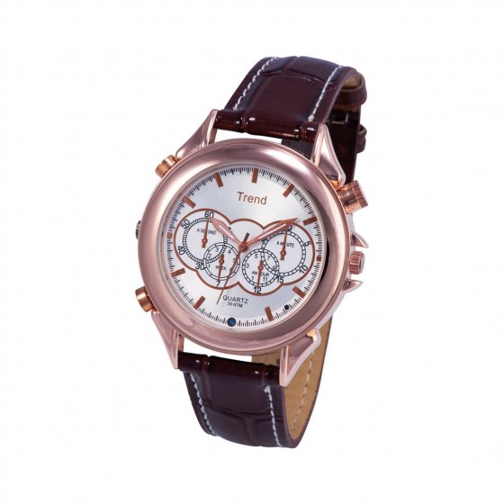 Elegante Armbanduhr mit Kamera