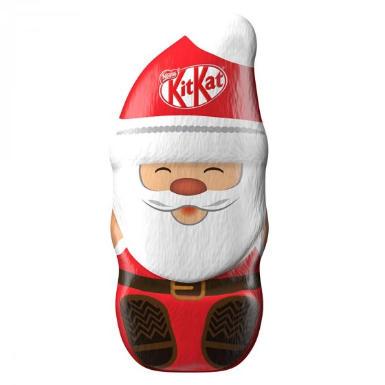 Nestlé KitKat Weihnachtsmann Milchschokolade mit Knusperstückchen 85g 