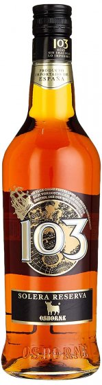 103 Etiqueta Negra Solera Reserva Brandy de Jerez Osborne 700 ml 