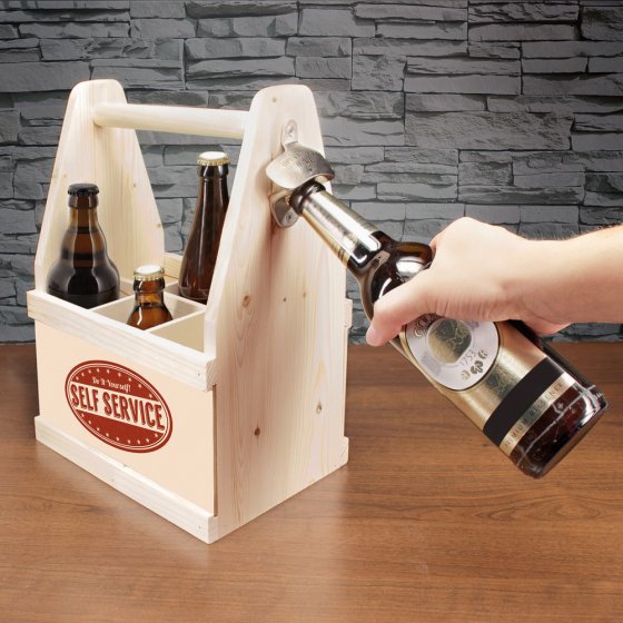 Bier-Träger mit Öffner