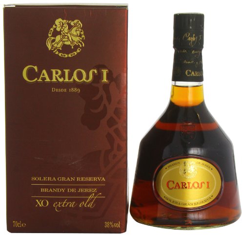 Carlos I Brandy de Jerez weich intensiv gereift im Eichenfass 700ml 
