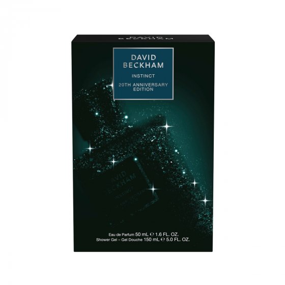 David Beckham Instinct 20th Anniversary EDT 50ml Showergel 150ml 