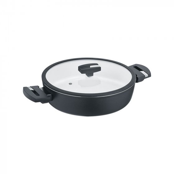 Servierpfanne mit Glasdeckel Induktion Enduro Balance 