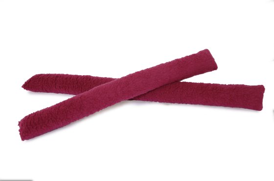 Zugluftstopper Zugluftrolle Wolle bordeaux 120 cm linke 