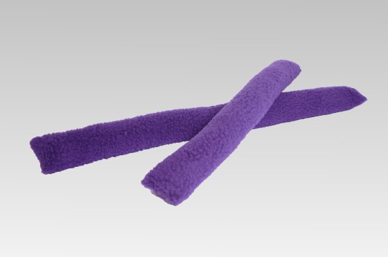 Zugluftstopper Zugluftrolle Wolle lila 95 cm linke 