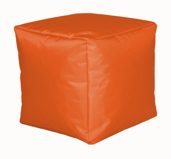 Sitzwürfel Nylon orange 40/40/40 cm linke 