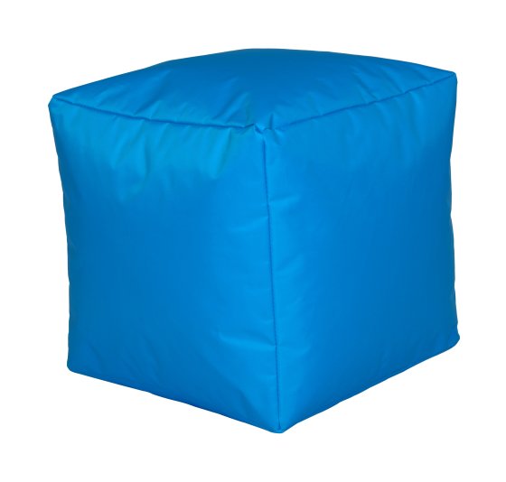 Sitzwürfel Nylon türkis 40/40/40 cm linke 